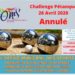 ANNULATION PETANQUE OMS