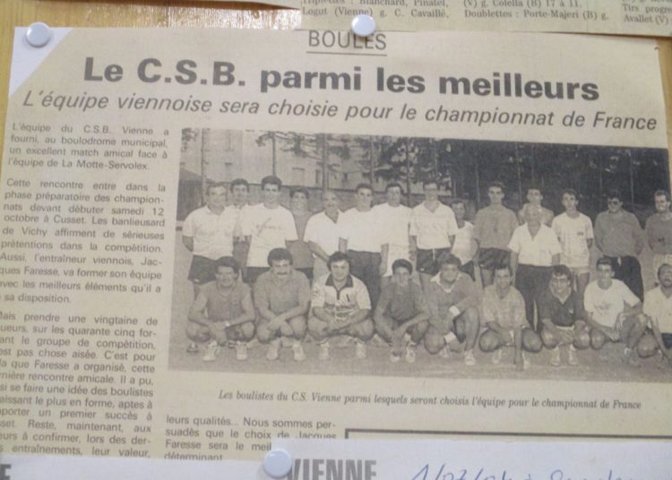30 ans BOULE DE VIENNE