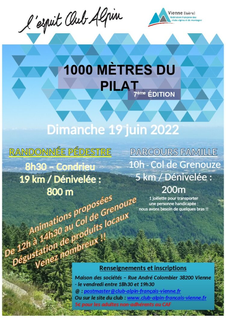 Randonnée pédestre des 1000 mètres du PILAT