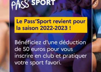 Le Pass’Sport fait son retour pour la saison sportive 2022-2023